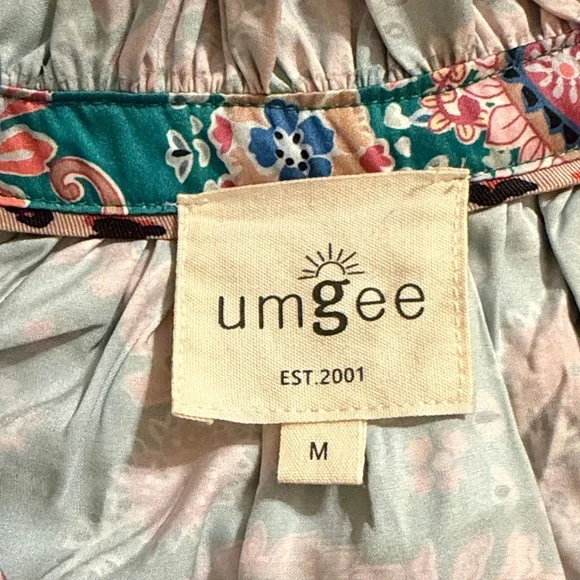 Umgee Multicolor Floral Long Sleeve Dress - Picture 6 of 8